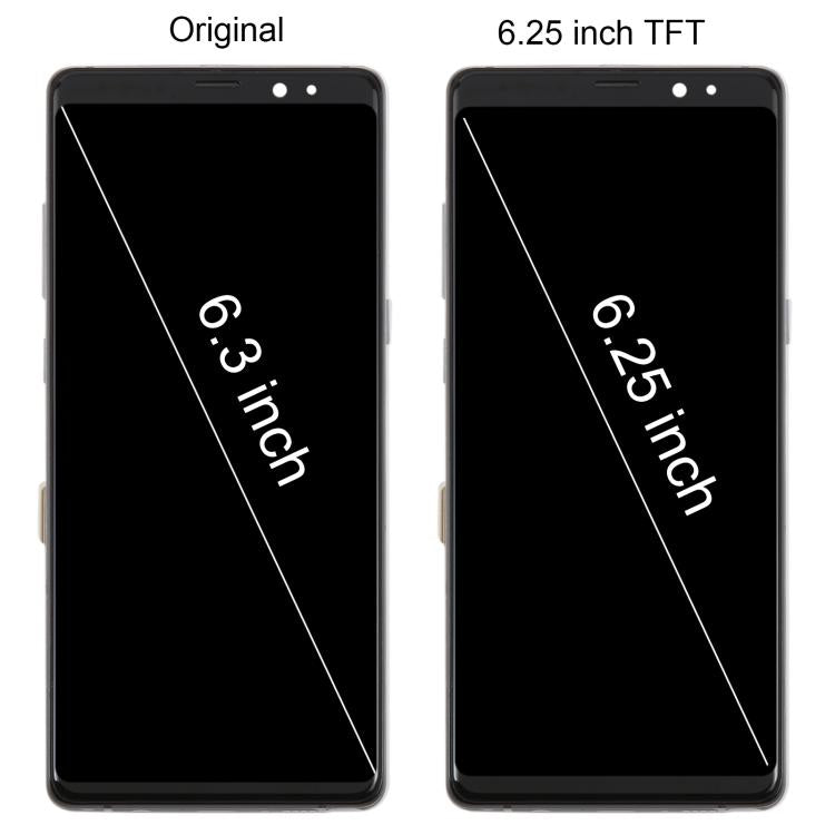 For Samsung Galaxy Note8 SM-N950F 6.25 inch TFT LCD Screen Digitizer Full Assembly with Frame