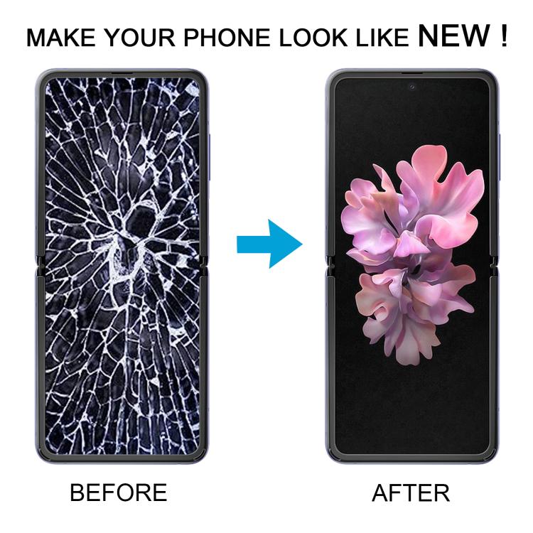 For Samsung Galaxy Z Flip SM-F700 LCD Screen Digitizer Full Assembly with Frame