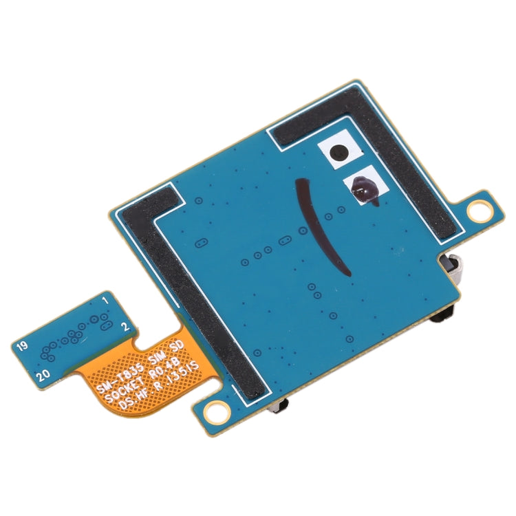 For Galaxy Tab S4 10.5 T835 / T830 SIM Card Holder Socket Flex Cable
