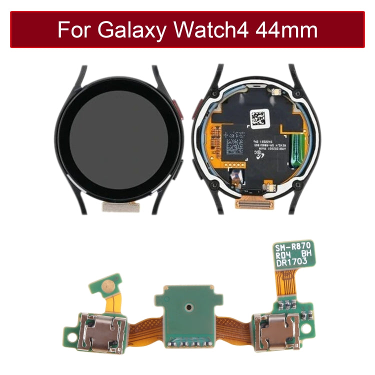 Original Power + Return + Microphone Flex Cable For Samsung Galaxy Watch4 44mm SM-R870 R875