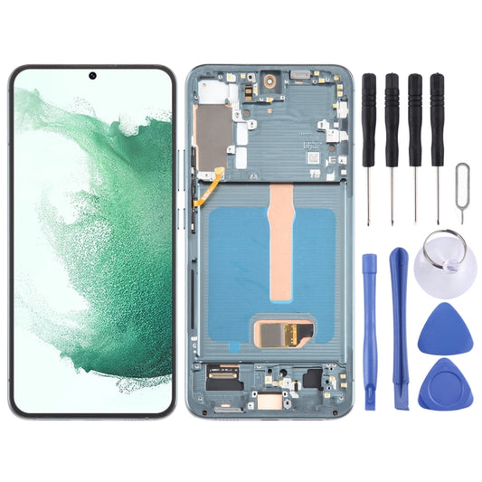 For Samsung Galaxy S22+ 5G SM-S906B OLED LCD Screen Digitizer Full Assembly with Frame