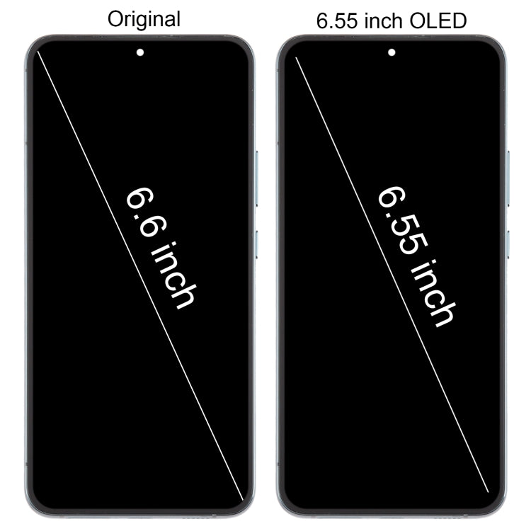 For Samsung Galaxy S22+ 5G SM-S906B OLED LCD Screen Digitizer Full Assembly with Frame