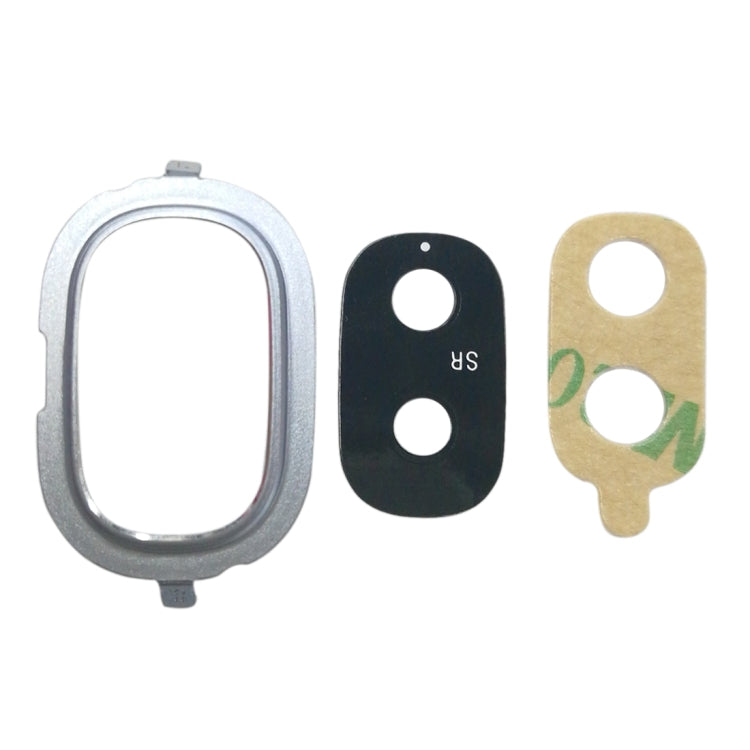 For Galaxy J4, J400F/DS, J400G/DS 10pcs Back Camera Bezel with Lens Cover & Adhesive