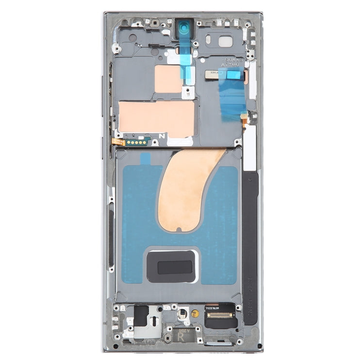 For Samsung Galaxy S23 Ultra 5G SM-S918U US Edition OLED LCD Screen Digitizer Full Assembly with Frame