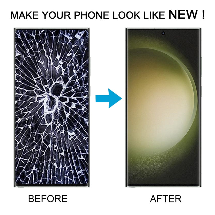 For Samsung Galaxy S23 Ultra 5G SM-S918U US Edition OLED LCD Screen Digitizer Full Assembly with Frame