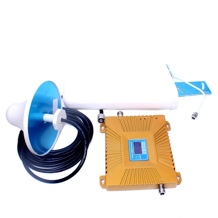 GSM900 / WCDMA2100 Mini Mobile Phone LCD Signal Repeater with Logarithm Periodic Antenna