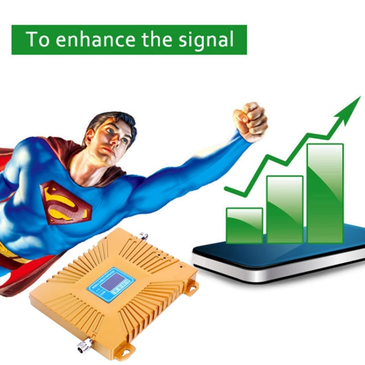GSM900 / WCDMA2100 Mini Mobile Phone LCD Signal Repeater with Sucker Antenna