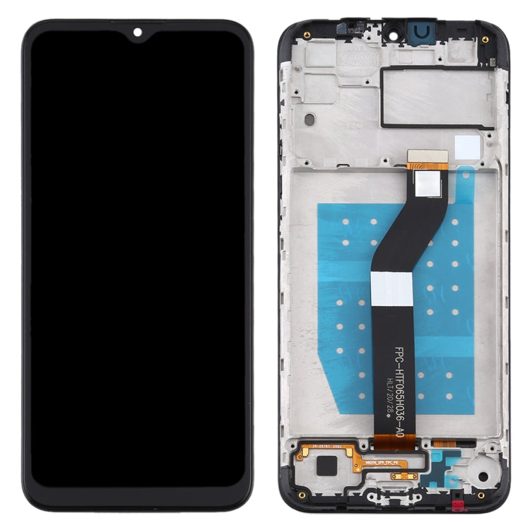 LCD Screen and Digitizer Full Assembly With Frame for Motorola Moto G8 Power Lite
