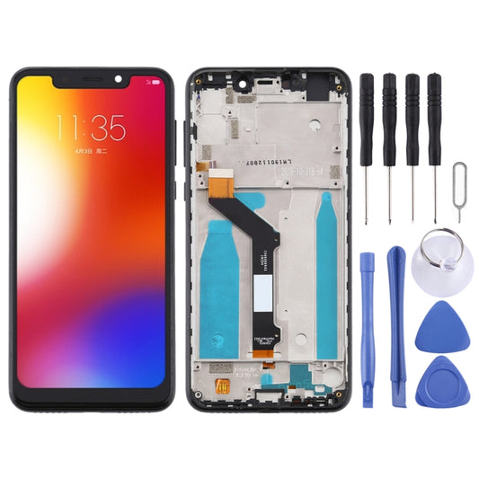 LCD Screen and Digitizer Full Assembly With Frame for Motorola Moto One (P30 Play)