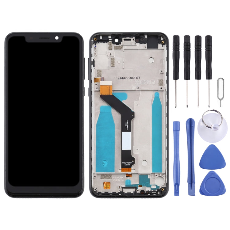 LCD Screen and Digitizer Full Assembly With Frame for Motorola Moto One (P30 Play)