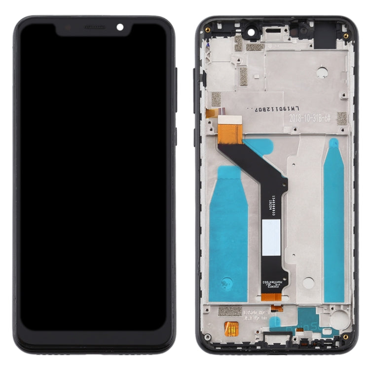 LCD Screen and Digitizer Full Assembly With Frame for Motorola Moto One (P30 Play)