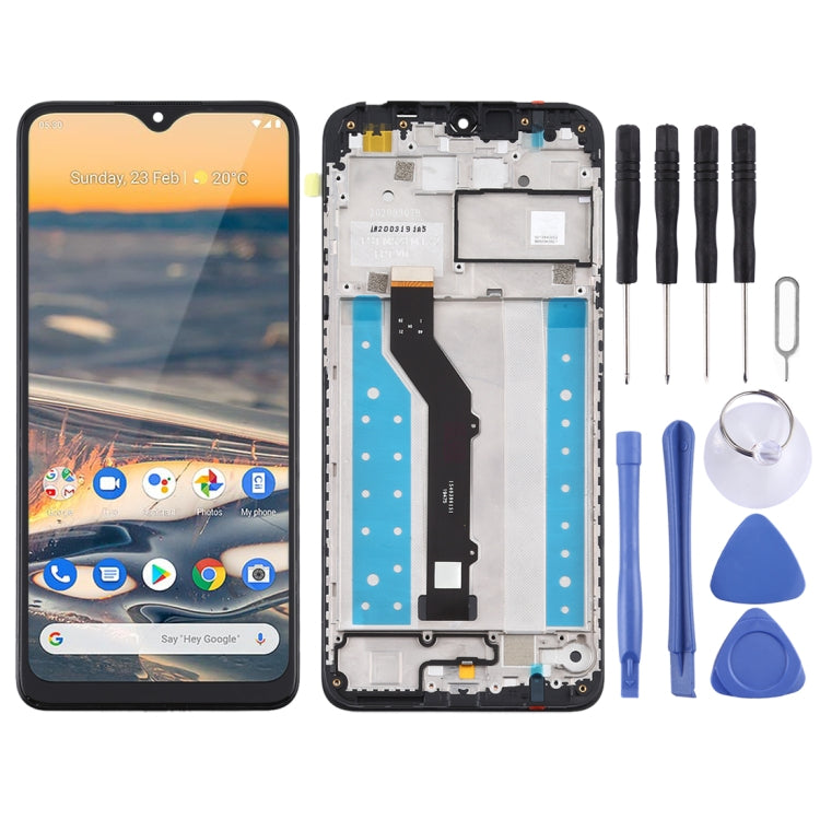 LCD Screen and Digitizer Full Assembly With Frame for Nokia 5.3 / TA-1227 / TA-1229 / TA-1223 / TA-12234
