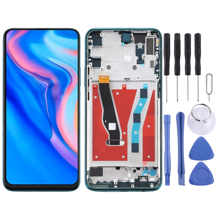 LCD Screen and Digitizer Full Assembly with Frame for Huawei Y9 Prime (2019)