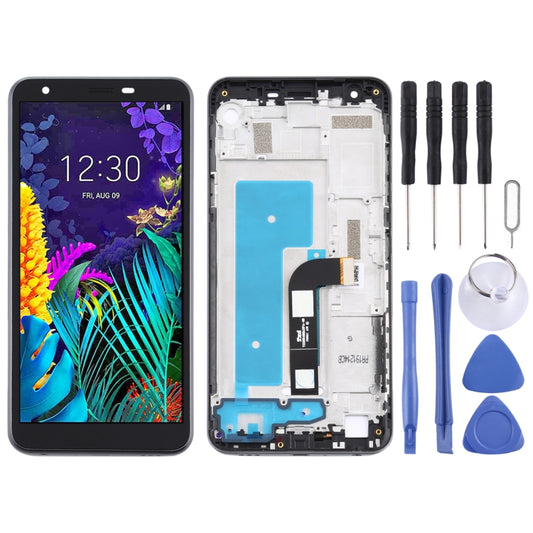 LCD Screen and Digitizer Full Assembly With Frame for LG K30 (2019) LM-X320EMW LMX320EMW, For LG K30 (2019)