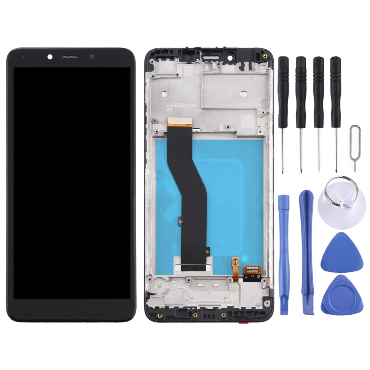 LCD Screen and Digitizer Full Assembly With Frame for LG K20 (2019) LM-X120EMW LMX120EMW LM-X120