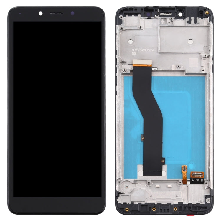 LCD Screen and Digitizer Full Assembly With Frame for LG K20 (2019) LM-X120EMW LMX120EMW LM-X120