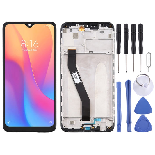 LCD Screen and Digitizer Full Assembly With Frame for Xiaomi Redmi 8A / Redmi 8 / Redmi 8A Dual / Redmi 8A Pro