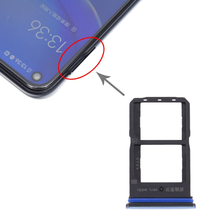 For Vivo Y70s V2002A SIM Card Tray + SIM Card Tray