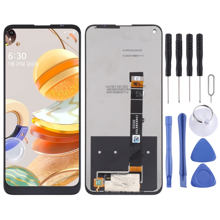 LCD Screen and Digitizer Full Assembly for LG Q61