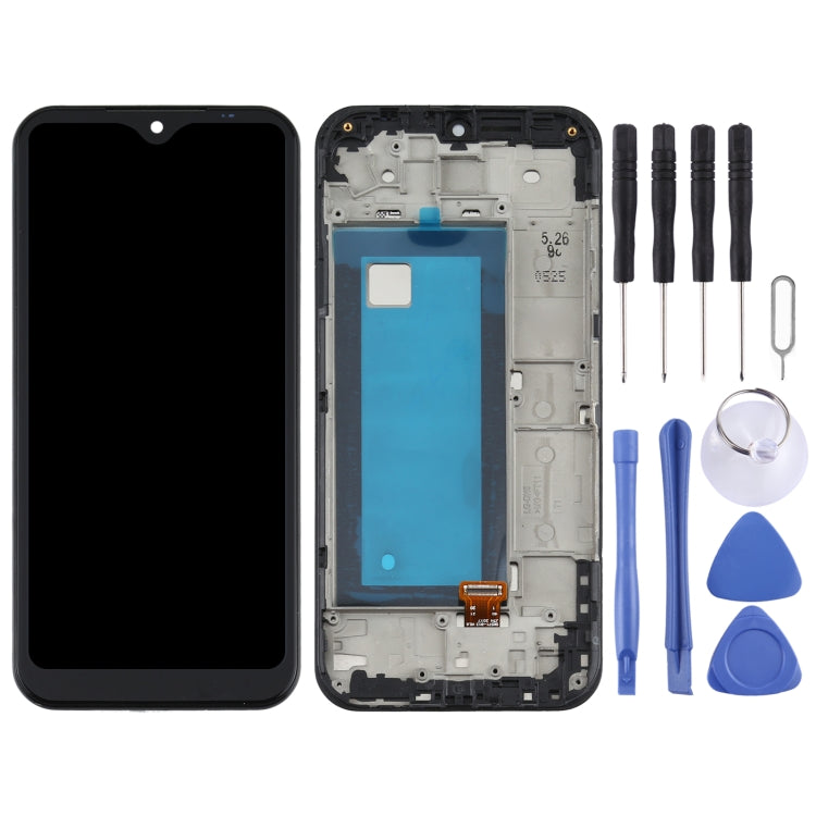 LCD Screen and Digitizer Full Assembly With Frame for LG K31 LM-K300Q, LMK300, For LG K31