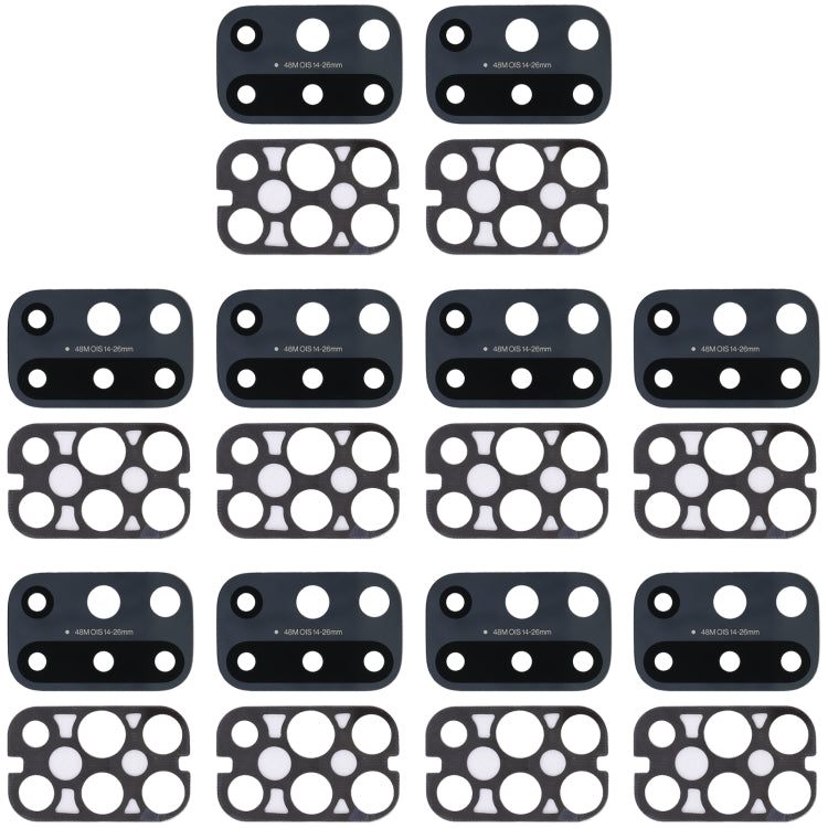 For OnePlus 8T 10pcs Back Camera Lens