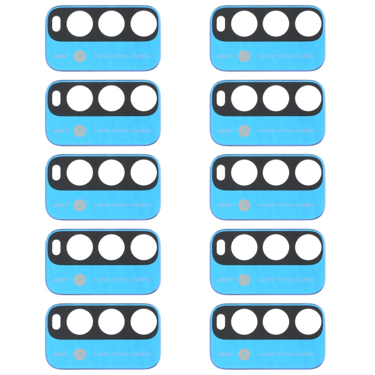 10 PCS Back Camera Lens for Xiaomi Redmi Note 9 4G M2010J19SC
