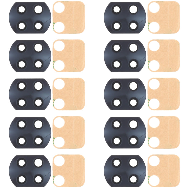 10 PCS Back Camera Lens for Xiaomi Redmi Note 9T 5G M2007J22G
