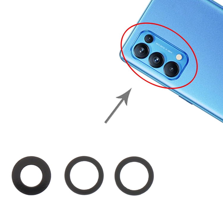 For OPPO Reno5 Pro 5G PDSM00 PDST00 CPH2201 10pcs Back Camera Lens