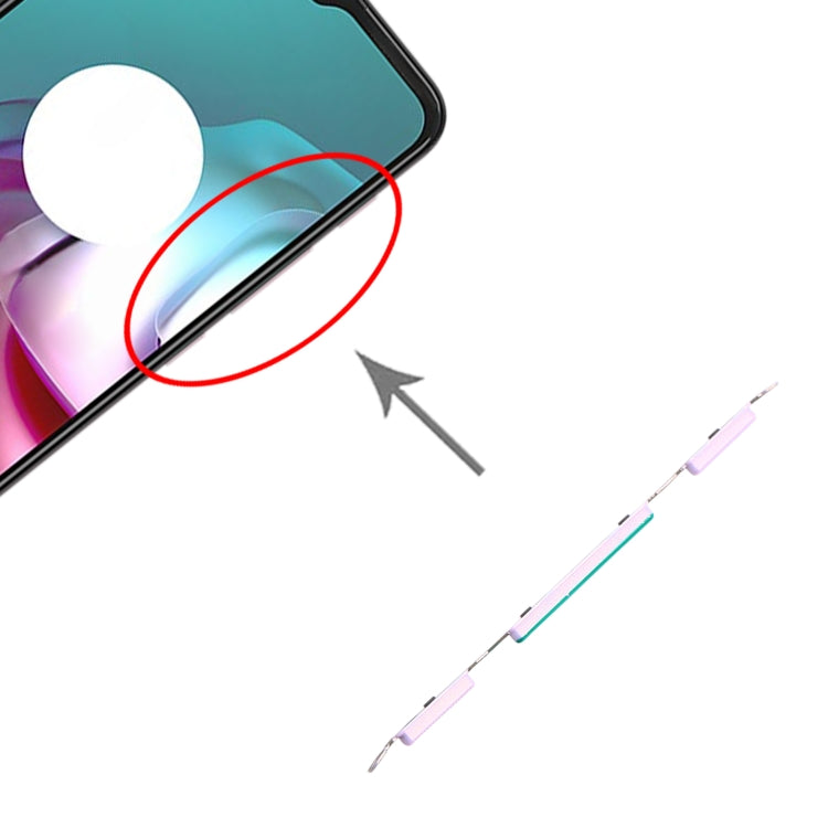 Power Button and Volume Control Button for Motorola Moto G30 XT2129-2 PAML0000IN