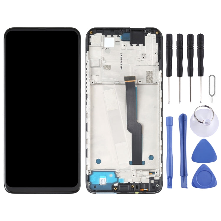 LCD Screen and Digitizer Full Assembly with Frame for Motorola One Fusion+ PAKF0002IN