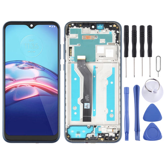 LCD Screen and Digitizer Full Assembly with Frame for Motorola Moto E (2020)