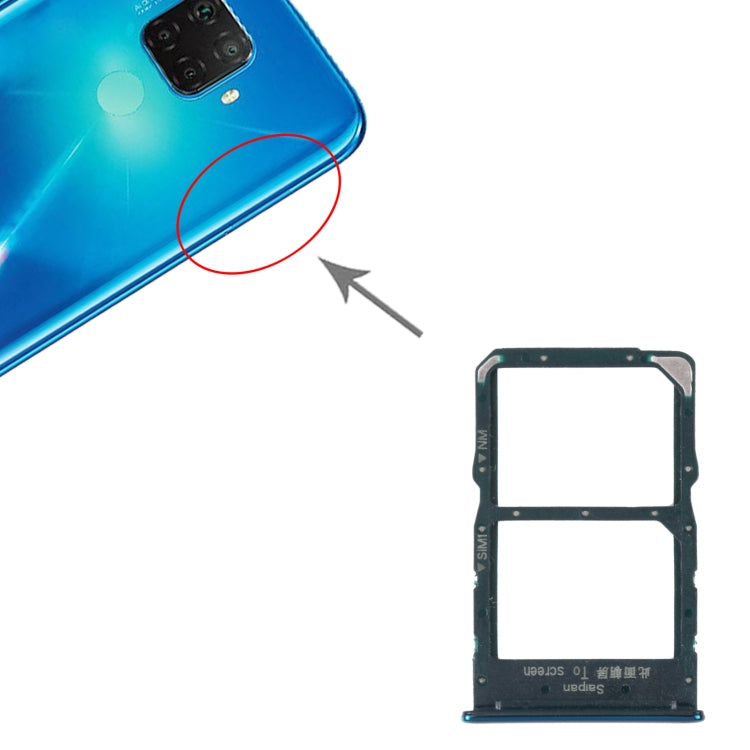 SIM Card Tray + NM Card Tray for Huawei Mate 30 Lite