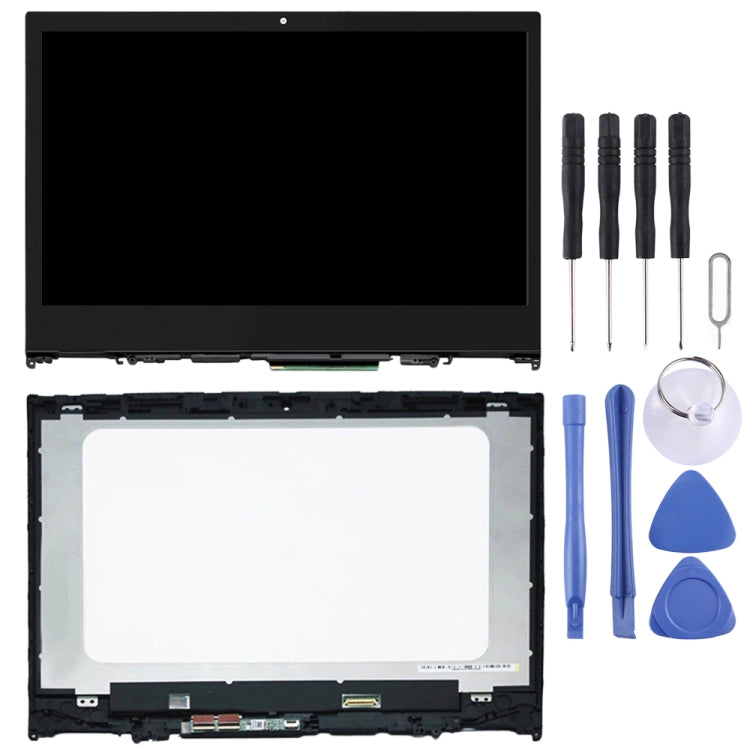 1366 x 768px LCD Screen and Digitizer Full Assembly With Frame for Lenovo Yoga 520-14IKB