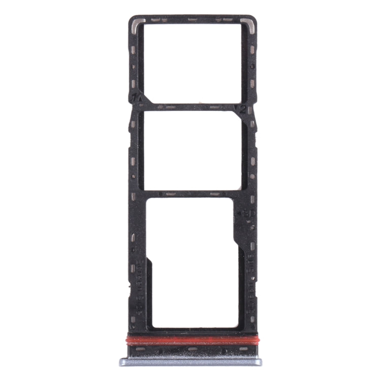 For infinix Hot 8 Lite X650 SIM Card Tray + SIM Card Tray + Micro SD Card Tray
