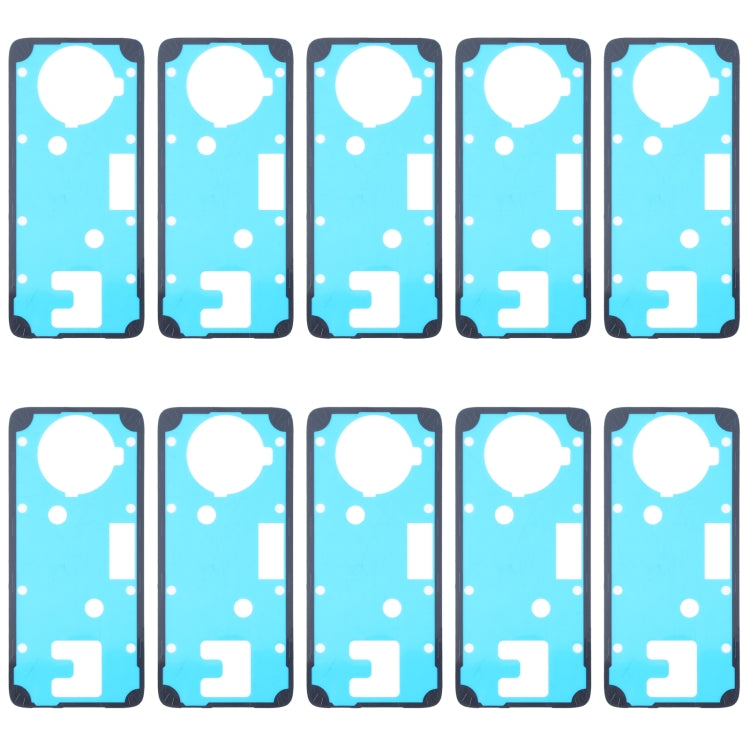 10 PCS Back Housing Cover Adhesive for Xiaomi Redmi Note 9 Pro 5G / Mi 10T Lite 5G