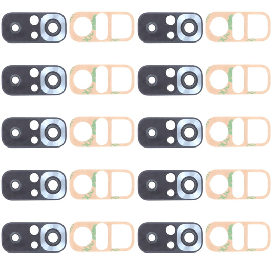 10 PCS Back Camera Lens for Xiaomi Redmi Note 10S M2101K7BG M2101K7BI M2101K7BNY