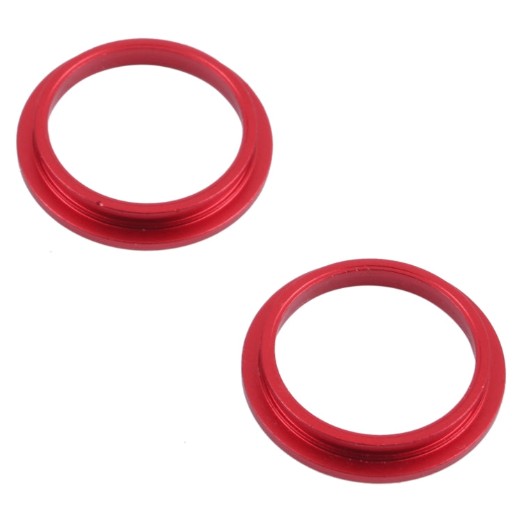 2 PCS Rear Camera Glass Lens Metal Outside Protector Hoop Ring for iPhone 13