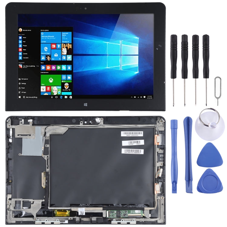 LCD Screen and Digitizer Full Assembly with Frame for Lenovo Thinkpad 10 1st Gen B101UAN01.C