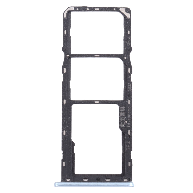 For OPPO A15 CPH2185  SIM Card Tray + SIM Card Tray + Micro SD Card Tray