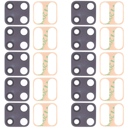 10 PCS Back Camera Lens for Xiaomi Redmi Note 9 Pro M2003J6B2G