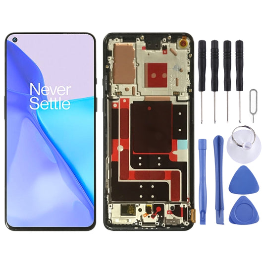For OnePlus 9 LE2113 LE2111 LE2110 Digitizer Full Assembly With Frame Original LCD Screen