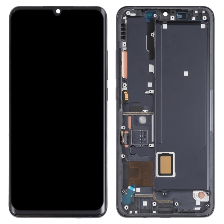 AMOLED Material LCD Screen and Digitizer Full Assembly With Frame for Xiaomi Mi Note 10 Lite M2002F4LG