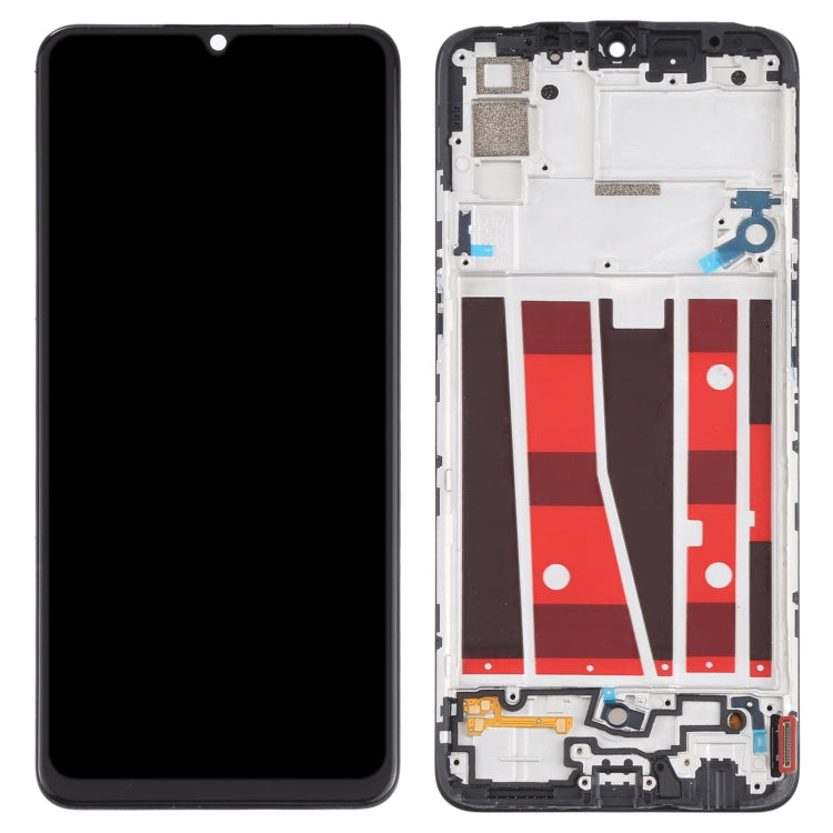 Original LCD Screen and Digitizer Full Assembly With Frame for OPPO A91 PCPM00 CPH2001 CPH2021
