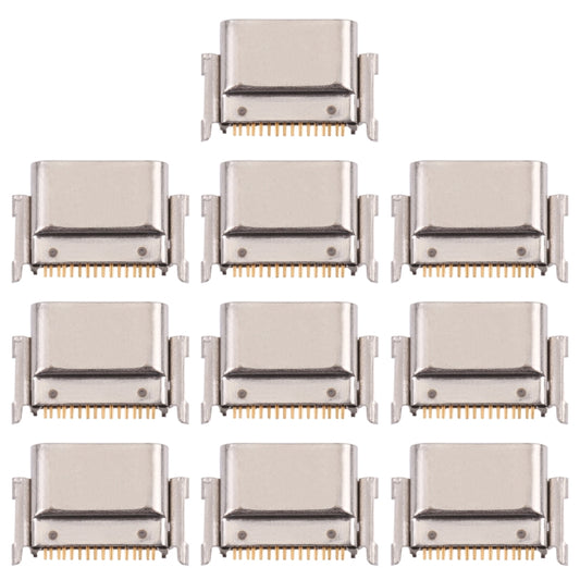 10 PCS Charging Port Connector for LG K50S LMX540HM, LM-X540, LM-X540BMW, LMX540BMW
