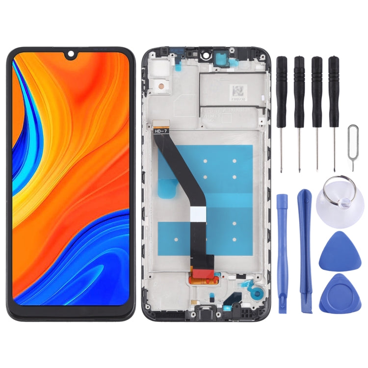 LCD Screen and Digitizer Full Assembly With Frame for Huawei Y6s (2019)