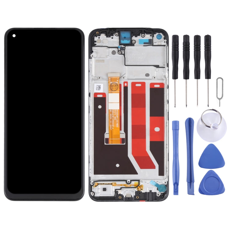 Original LCD Screen and Digitizer Full Assembly With Frame for OPPO A53 4G CPH2127 CPH2131
