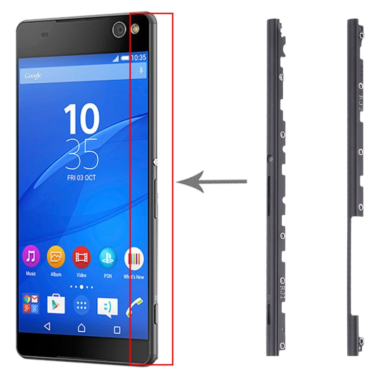 1 Pair Side Part Sidebar For Sony Xperia C5 Ultra