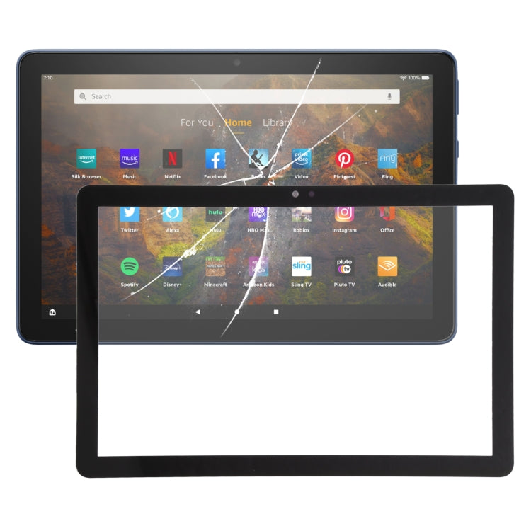 Front Screen Outer Glass Lens for Amazon Fire HD 10 (2021) T76N2B T76N2P