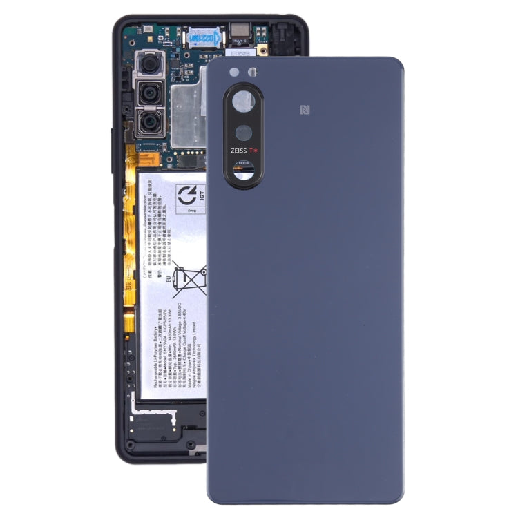 Battery Back Cover with Camera Lens Cover for Sony Xperia 5 II