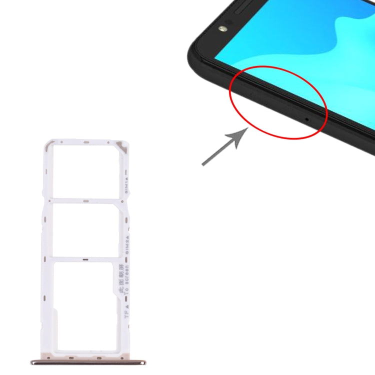 SIM Card Tray + SIM Card Tray + Micro SD Card Tray for Huawei Enjoy 8e